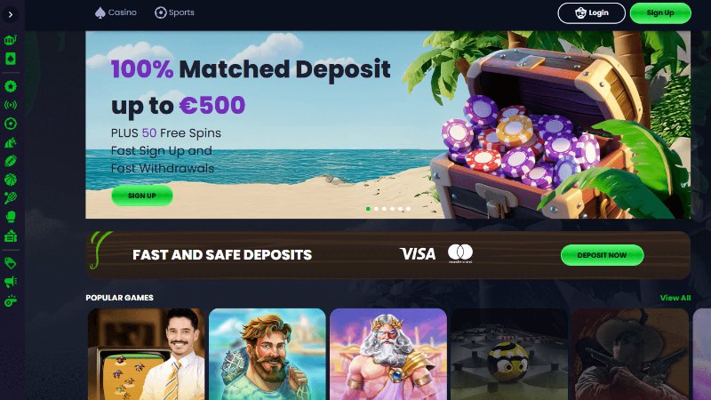 WreckBet Casino App View